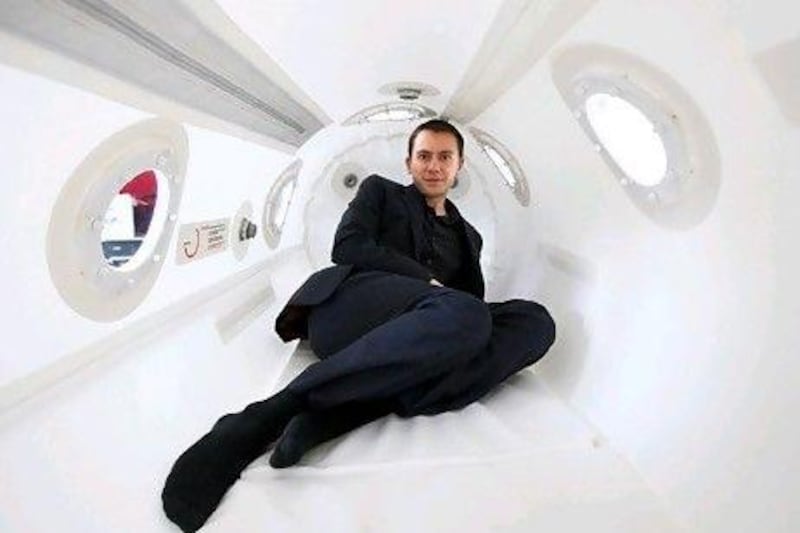 Steve Cronin plans to add mild hyperbaric oxygen chambers to the list of the unique products sold by his company, Om Life. Pawan Singh / The National