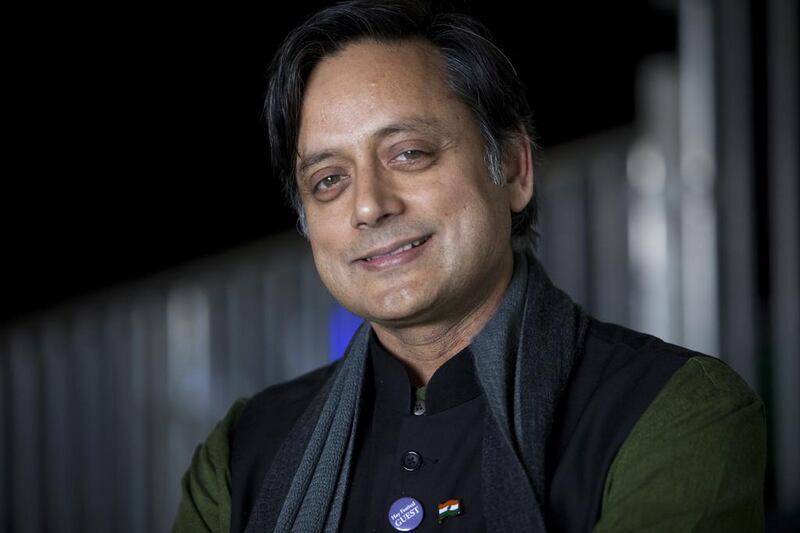 Indian politician and novelist Shashi Tharoor. (David Levenson / Getty Images)