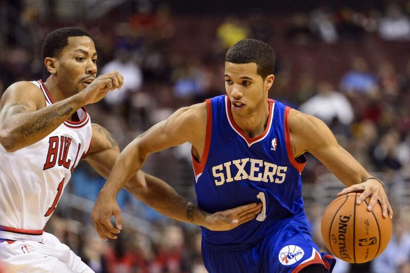 Michael Carter-Williams and his Philadelphia 76ers teammates are the early surprise at the start of the NBA season. Howard Smith / USA TODAY

