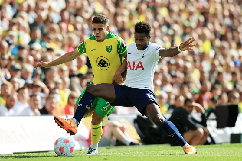 Max Aarons - 4. Struggled to find the balance between stopping the counter-attack and getting forward, with Spurs’ forward line profiting far too often down the channels when overloading with their wingbacks. Getty