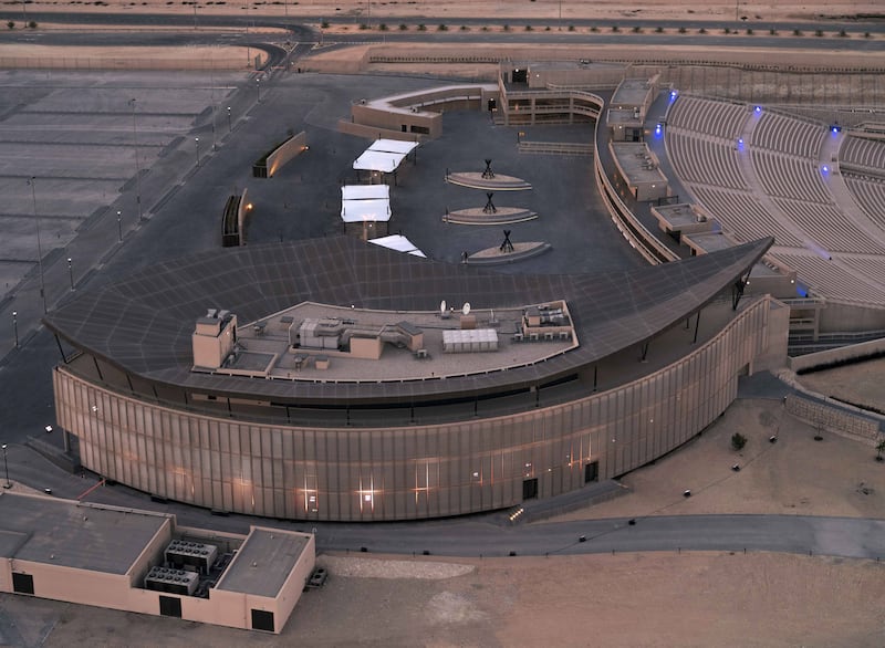 It is located in the desert, adjacent to the Bahrain International Circuit