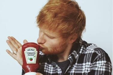 Ed Sheeran and Heinz have teamed up for a limited edition of 'Edchup'. Courtesy Heinz