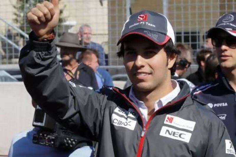 Sergio Perez will join Jenson Button at McLaren next year. Luca Bruno / AP Photo
