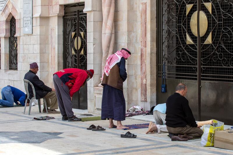 Jordanians started the holy month fasting in the context of the Covid-19 Coronavirus curfew on 24 April, they are allowed outside their homes only between 8pm and 6pm. EPA