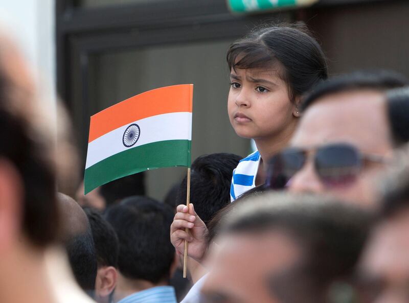 Dubai, United Arab Emirates, during the celebration of the Independence day of India at Indian Consulate in Dubai.  Ruel Pableo for The National for Anna's story