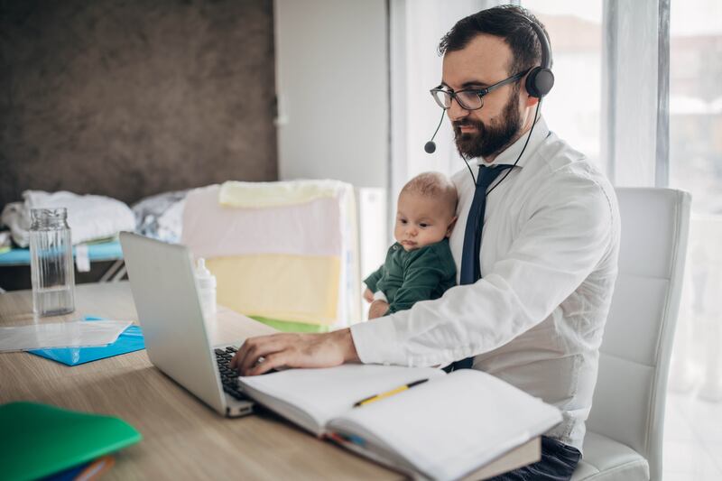 Why one dad chose to leave his office-bound job to work from home, so he could contribute equally to raising his son. This image is for representation purposes. Photo: Getty