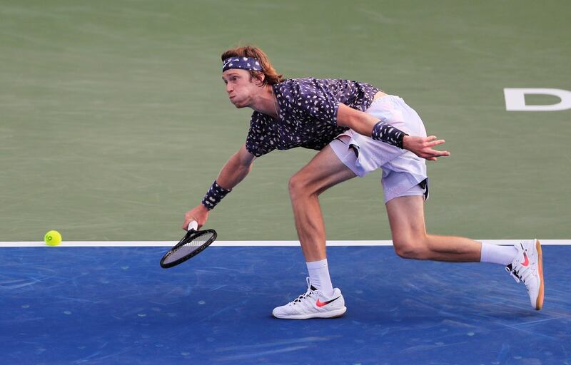 Russia's Andrey Rublev. Reuters