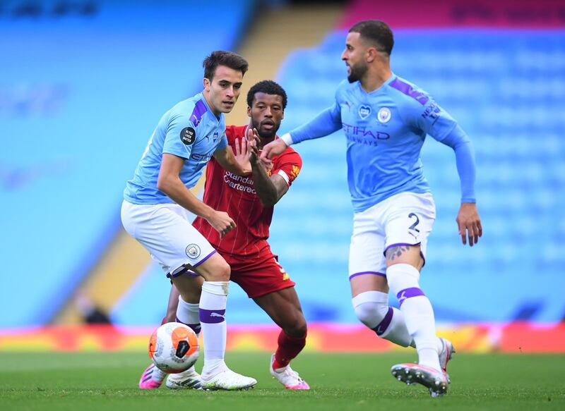 Kyle Walker - 6: Erratic at times with his positioning and passing. Nearly gave away a penalty for little shove on Mane that was given just outside the box. Reuters