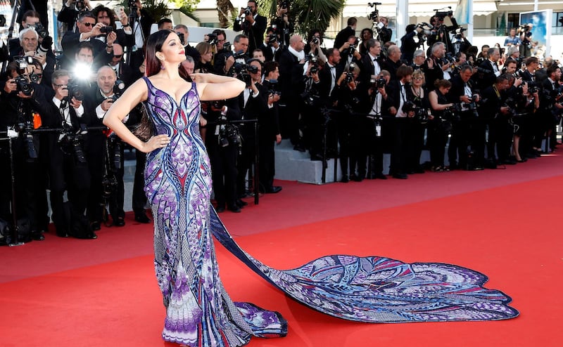 This is the 17th Cannes festival the star has attended. EPA