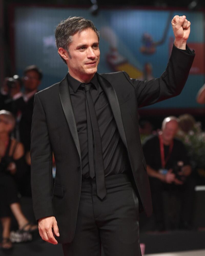 Gael Garcia Bernal arrives for the premiere of 'Wasp Network ' during the 76th Venice International Film Festival. EPA