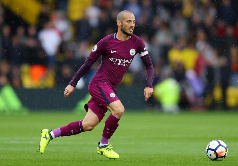 Left midfield: David Silva (Manchester City) – Set up two of City’s goals at Vicarage Road as he helped carve a previously resilient Watford side open time and again. Richard Heathcote / Getty Images