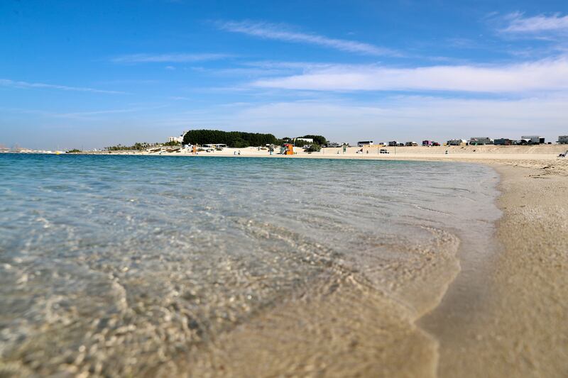 General view of Jebel Ali Beach, Dubai. Chris Whiteoak/ The National