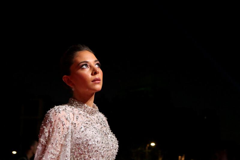 Saudi actress Fatima Al Banawi. Photo: Red Sea International Film Festival / AFP