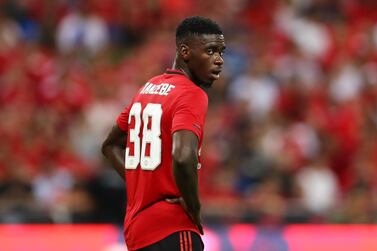 Axel Tuanzebe put in an impressive shift for Manchester United against Inter Milan. Getty