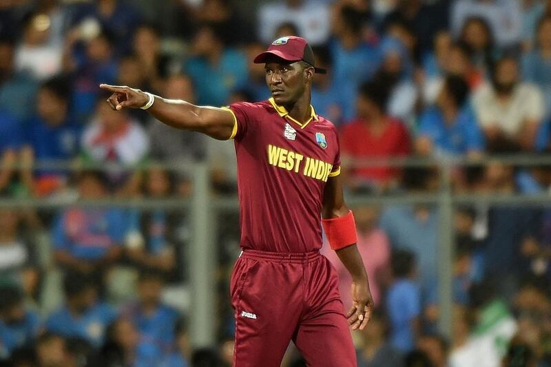 Darren Sammy led the West Indies to two World T20 titles but was stripped of the captaincy in August. Punit Paranjpe / AFP