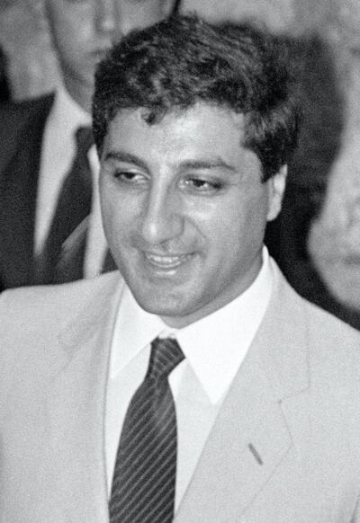 Lebanese president-elect Bashir Gemayel pictured 26 August 1982 in Beirut. AFP PHOTO DOMINIQUE FAGET / AFP PHOTO / DOMINIQUE FAGET