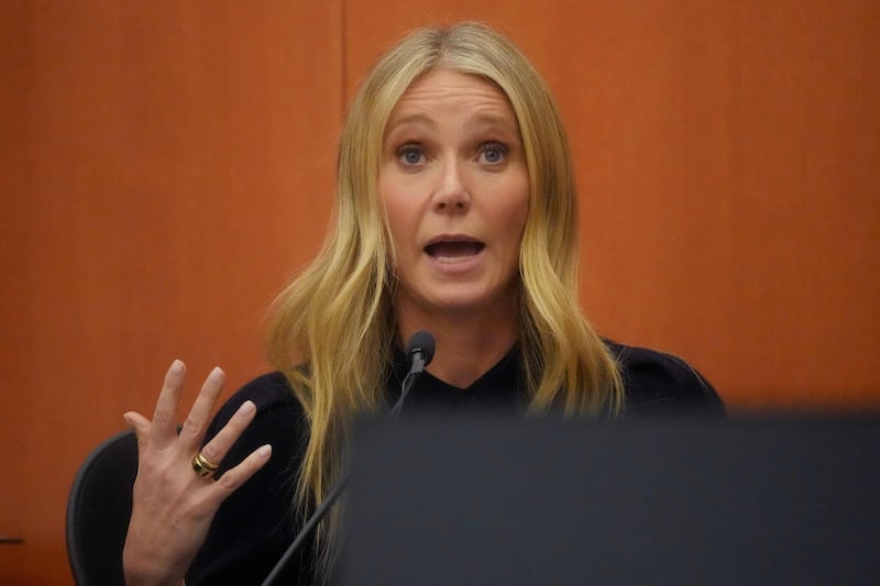 US actress Gwyneth Paltrow gives evidence during the trial in Park City, Utah. AFP