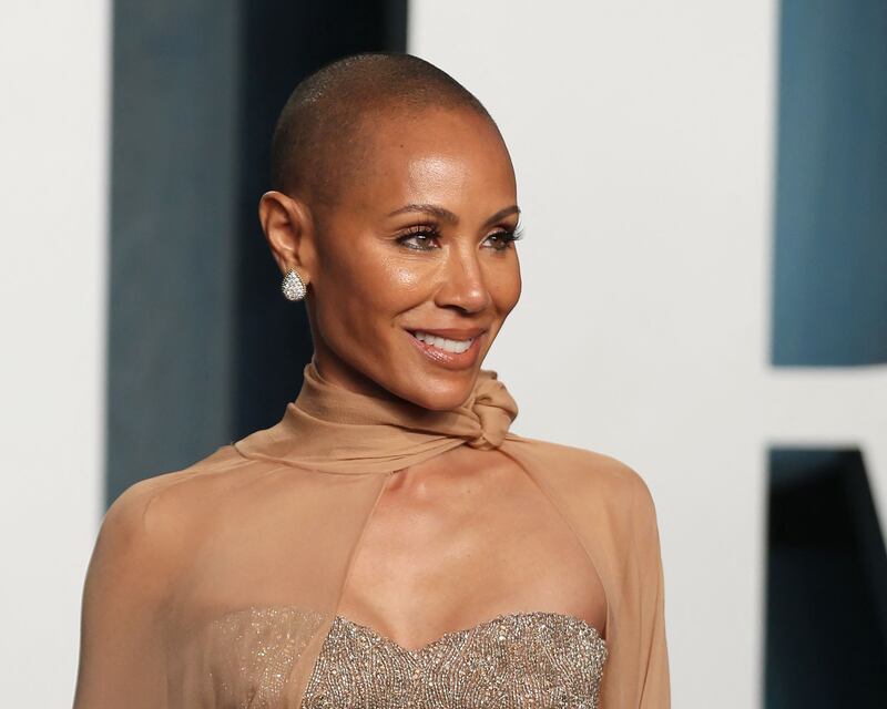 Jada Pinkett Smith at the Vanity Fair Oscar party during the 94th Academy Awards in Beverly Hills, California, US. Reuters