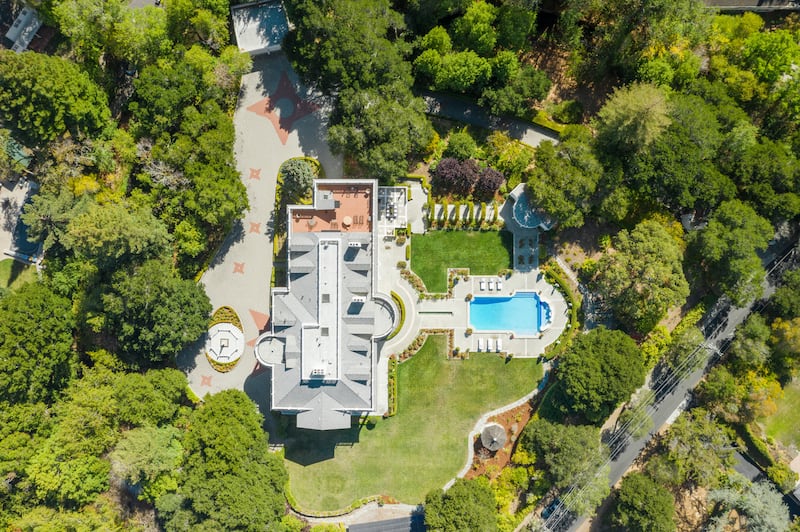 A view of the property from above