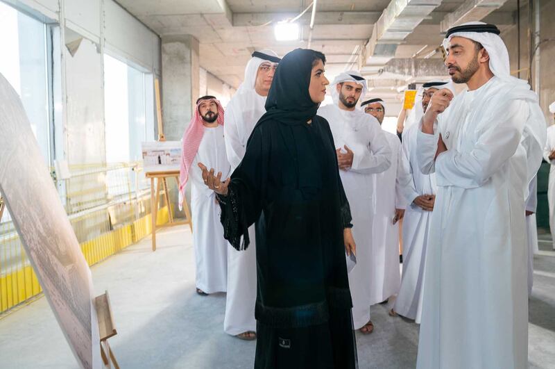 DUBAI, 21st February, 2019 (WAM) -- H.H. Sheikh Abdullah bin Zayed Al Nahyan, UAE Minister of Foreign Affairs and International Cooperation, visited Expo 2020 Dubai. MOFAAIC
