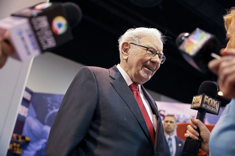 Warren Buffett will talk about almost anything at the charity lunch, but not where he may invest next. Reuters