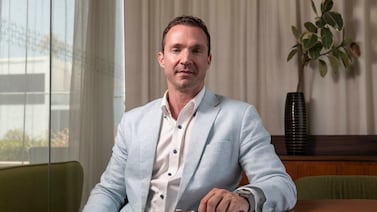 Christian Kiefer says his financial goal is to grow his business to a certain level and exit in the next five years. Antonie Robertson / The National