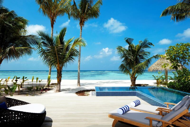 There are beach front villas as well as over-water villas. Radisson Blu