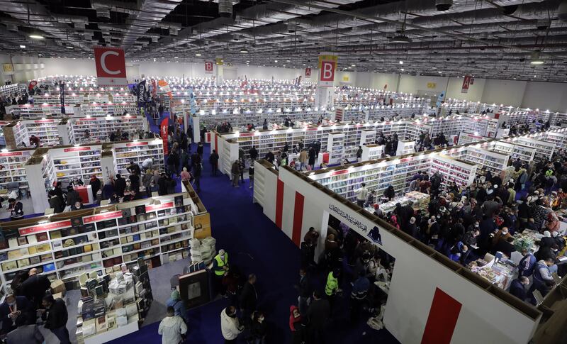 The 53rd Cairo International Book Fair opened with a sizeable turnout. EPA