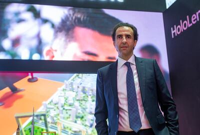 Naim Yazbeck, general manager of Microsoft UAE, said the cloud has enabled several digital services to flourish. Leslie Pableo / The National
