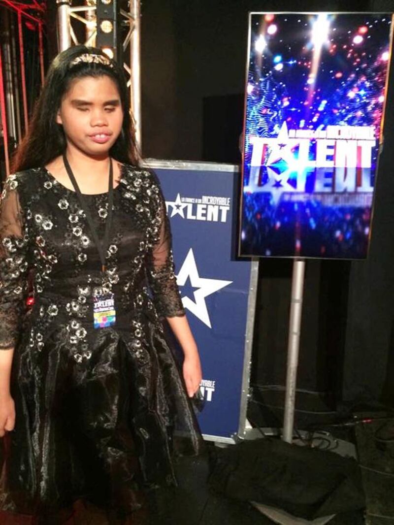 Katchry Jewel Golbin on France’s Got Talent. Courtesy Fremantle Media