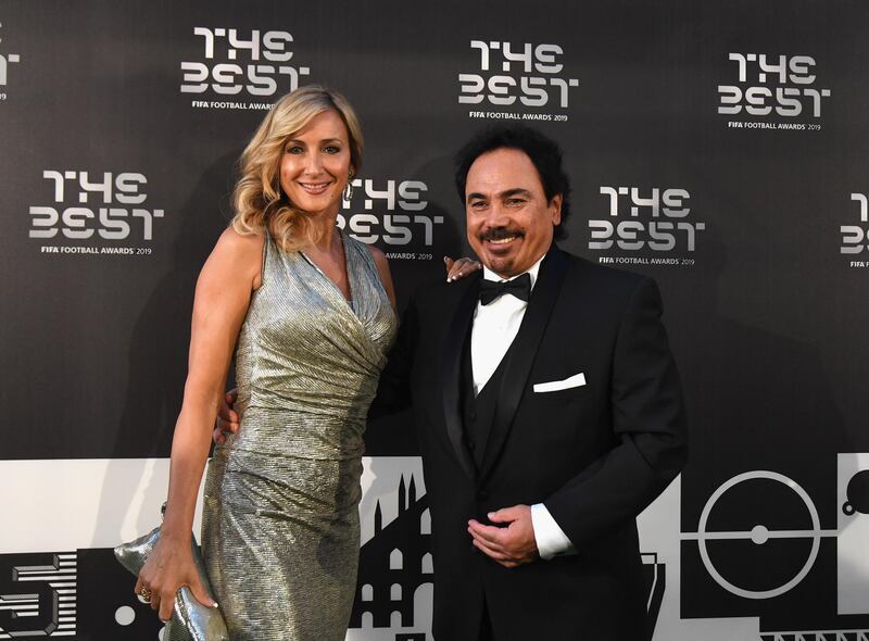 Hugo Sánchez attends The Best FIFA Football Awards 2019. Getty Images