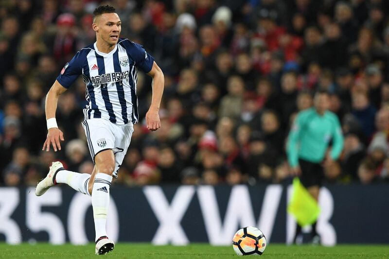 (FILES) In this file photo West Bromwich Albion's English defender Kieran Gibbs runs with the ball during the English FA Cup fourth round football match between Liverpool and West Bromwich Albion at Anfield in Liverpool, north west England on January 27, 2018. West Bromwich Albion defender Kieran Gibbs is heading to Major League Soccer after signing a two-year deal with David Beckham's Inter Miami, the Florida club announced on March 23, 2021. - RESTRICTED TO EDITORIAL USE. No use with unauthorized audio, video, data, fixture lists, club/league logos or 'live' services. Online in-match use limited to 75 images, no video emulation. No use in betting, games or single club/league/player publications. 
 / AFP / Paul ELLIS / RESTRICTED TO EDITORIAL USE. No use with unauthorized audio, video, data, fixture lists, club/league logos or 'live' services. Online in-match use limited to 75 images, no video emulation. No use in betting, games or single club/league/player publications. 
