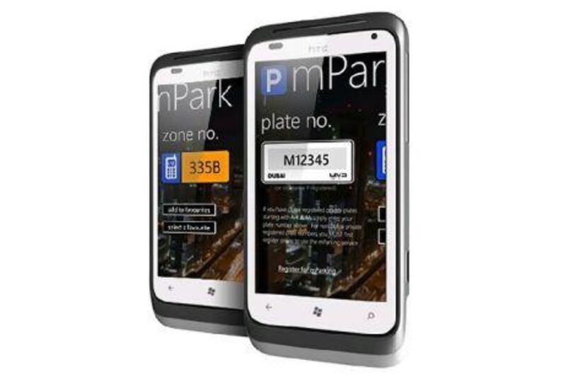 The mPark Helper app allows drivers to charge or recharge a parking pass without having to go back to their vehicle or dig around for coins. Courtesy Prototype