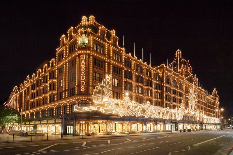 Harrods by night. Adrien Dirand