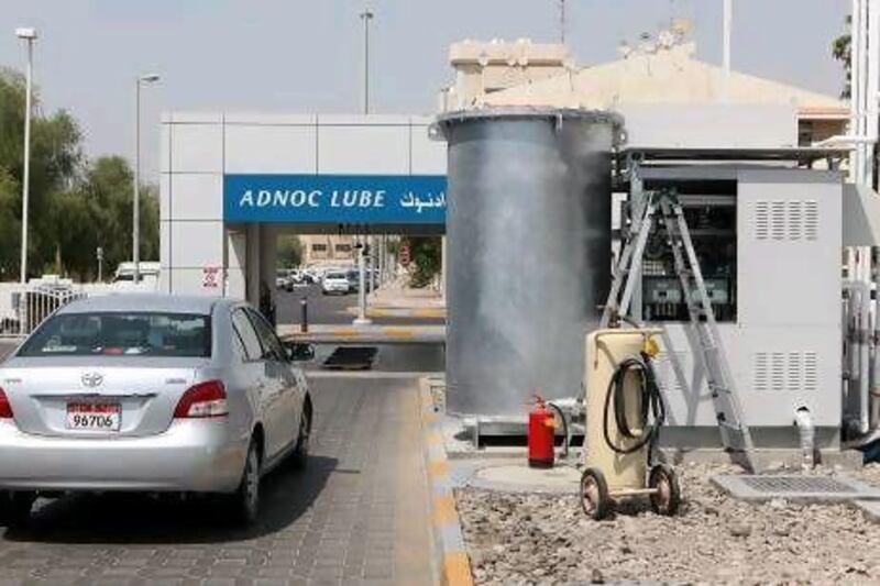 Some ADNOC gas stations are installing a machine to limit petrol evaporation.