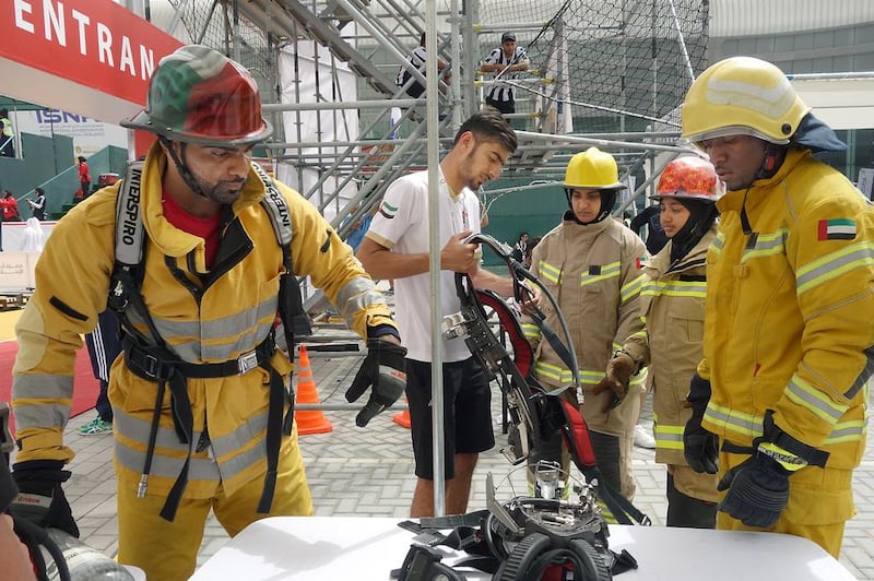 While traditionally a male dominated profession, civil defence and fire fighting may soon welcome its first batch of Emirati women.



Read more: http://www.thenational.ae/uae/women-put-the-fire-into-firefighting#full#ixzz2yAeqdbzP 

Follow us: @TheNationalUAE on Twitter | thenational.ae on Facebook