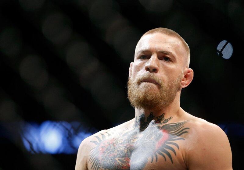 Conor McGregor shown before his UFC 202 bout against Nate Diaz on Saturday, August 20, 2016 in Las Vegas. Steve Marcus / Getty Images / AFP