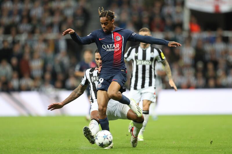 PSG subs: Barcola (Kolo Muani, 57'): Could do little to stem the tide as the visitors were swept aside. AP