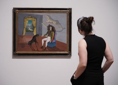 Leonora Carrington's 'Self Portrait' (1937-1938), on display as part of Surrealism Beyond Borders at Tate Modern, London. PA