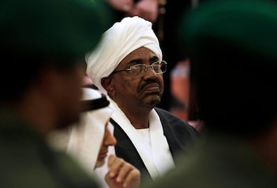 FILE - In this Oct. 25, 2011 file photo, Sudanese President Omar al-Bashir attends the funeral of Saudi Crown Prince Sultan bin Abdul-Aziz Al Saud, in Riyadh, Saudi Arabia.(AP Photo/Hassan Ammar, File)