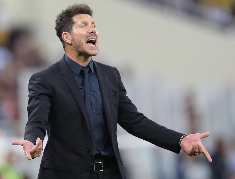 Atletico Madrid manager Diego Simeone. EPA