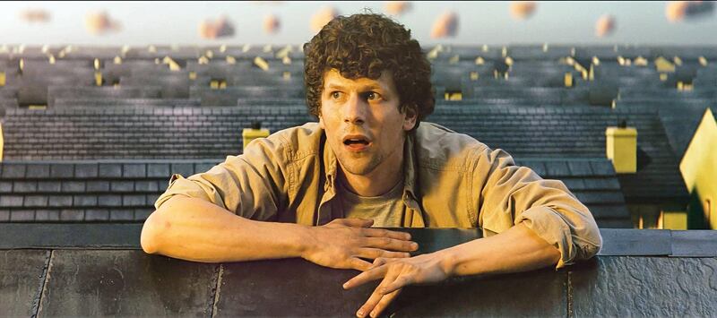 2AW45XE USA. Jesse Eisenberg in a scene from ©Saban Films new film:  Vivarium (2020). 
Plot: A young couple looking for the perfect home find themselves trapped in a mysterious labyrinth-like neighborhood of identical houses. 
Ref: LMK110-J6197-050220
Supplied by LMKMEDIA. Editorial Only.
Landmark Media is not the copyright owner of these Film or TV stills but provides a service only for recognised Media outlets. pictures@lmkmedia.com