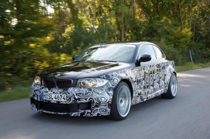 The 1 Series M Coupe will be officially unveiled in Detroit in January and go on sale in May.