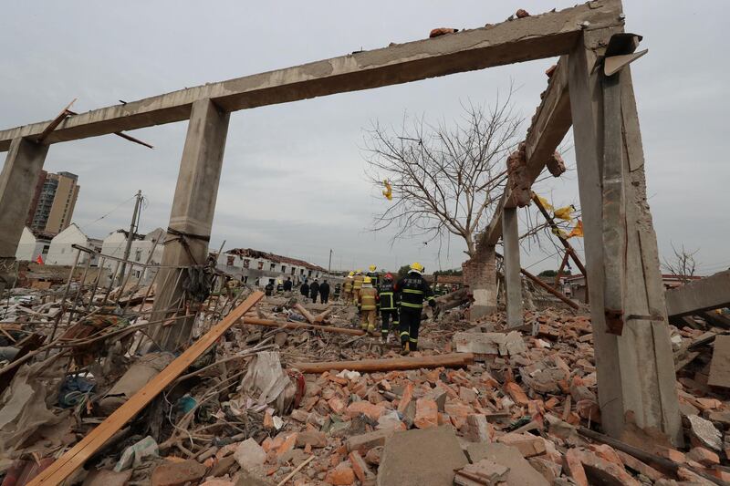 An inquiry has been launched to determine the cause of the explosion. Reuters