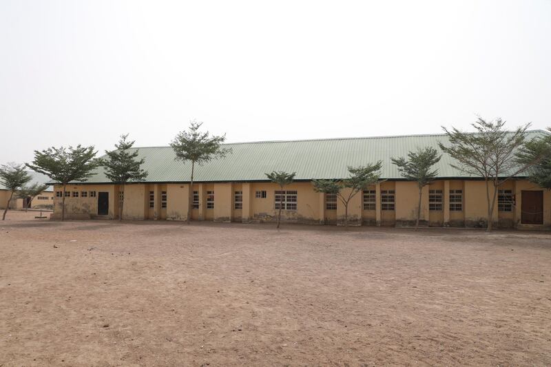 Empty classroom of the government girls junior secondary school following an attack by gunmen in Jangebe, Nigeria. AP