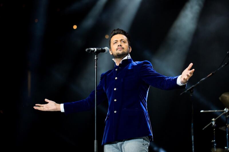 Pakistani singer Atif Aslam draws huge crowds in his UAE concerts. Courtesy Atif Aslam