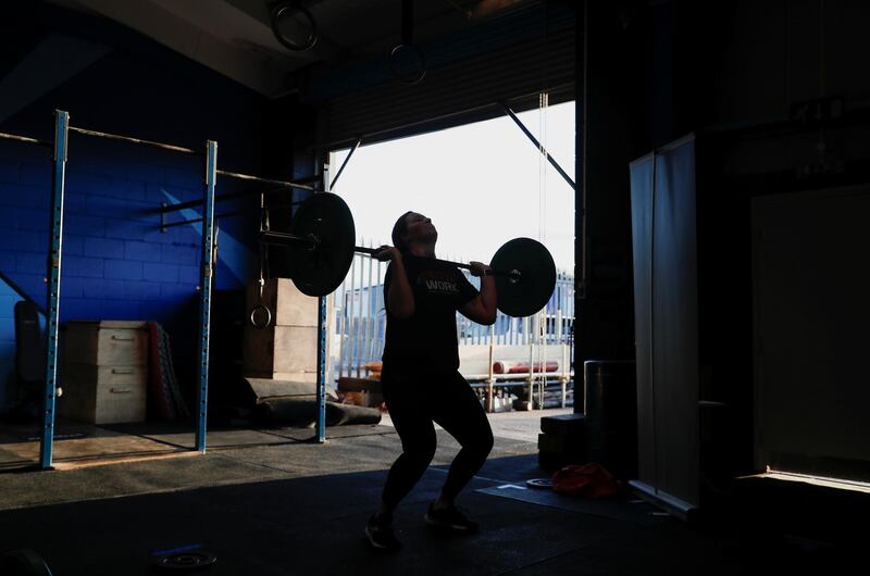 A person trains at Ultimate Fitness Gym in Wallsend. Reuters