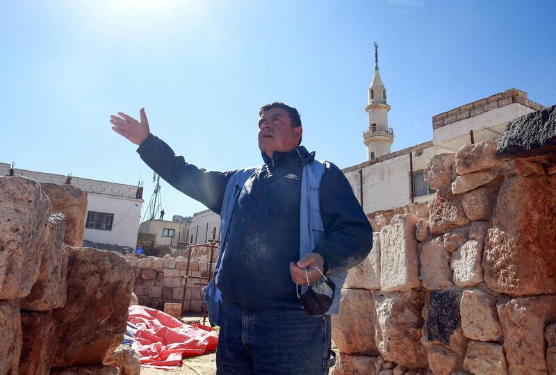 Franco Sciorilli, an Italian expert supervising the Rihab project, says he has trained about 500 people in mosaic restoration since coming to Jordan in 1994. AFP