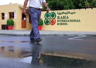 Raha International School in Abu Dhabi. Victor Besa / The National