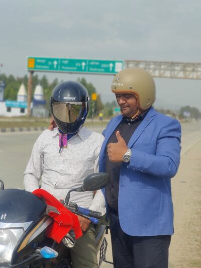 Mr Singh says his mission is 'to make every Indian a smart road user'. Photo: Raghvendra Singh